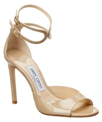 Jimmy Choo Lane 100 Patent Sandal In Nocolor