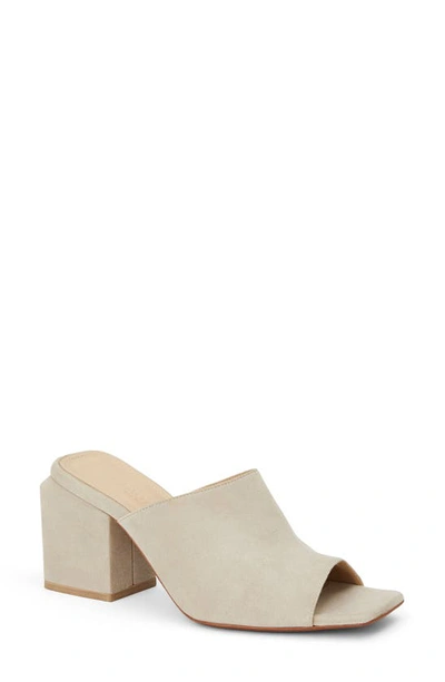 Lafayette 148 Suede Mule-sandstone