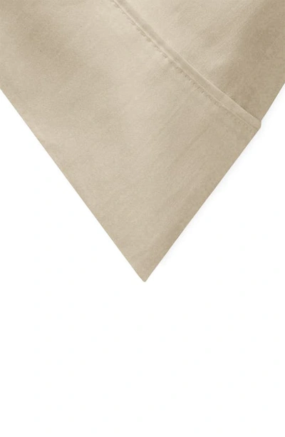 Pg Goods Luxe Cotton Percale Crisp Sheet Set In Sand
