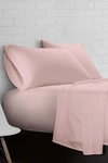 Ella Jayne Home Aqua Super Soft Triple Brushed Microfiber 4-piece Full Sheet Set In Rose