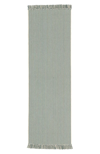 Hay Stripes & Stripes Rug In Cucumber Green