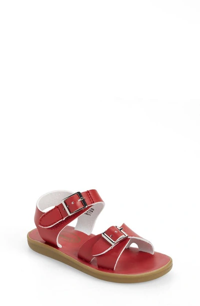 Footmates Tide Waterproof Sandal In Apple Red Micro