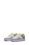 Nike Kids' Air Force 1 Lv8 Sneaker In White/ Zitron/ Cucumber