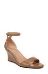 Naturalizer Vera Ankle Strap Wedge Sandal In Cafe Beige Synthetic