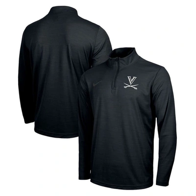Nike Black Virginia Cavaliers Dark Mode Intensity Logo Quarter-zip Performance Jacket