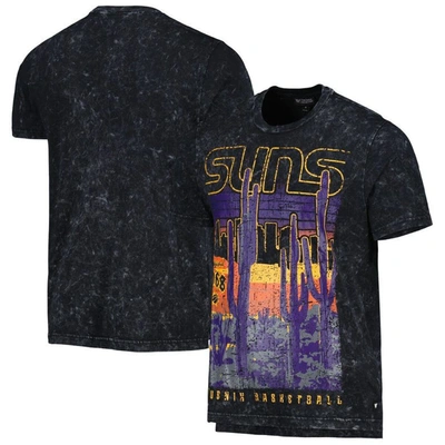 The Wild Collective Unisex  Black/purple Phoenix Suns Band T-shirt