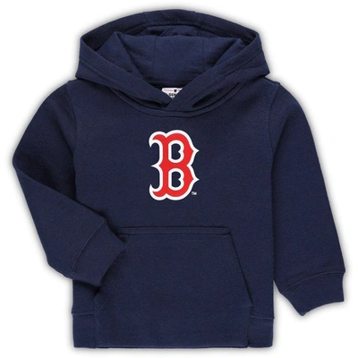Outerstuff Kids' Toddler Navy Boston Red Sox Team Primary Logo Fleece Pullover Hoodie