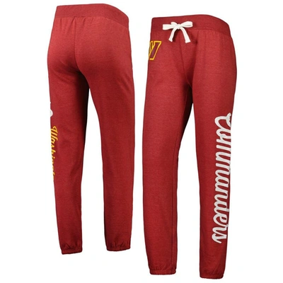 G-iii 4her By Carl Banks Burgundy Washington Commanders Scrimmage Fleece Pants