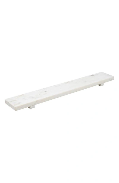 Renwil Inka Marble Decor Tray In White