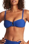 Sea Level U-bar Bandeau Bikini Top In Royal