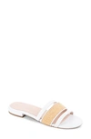 Patricia Green Amalfi Slide Sandal In White