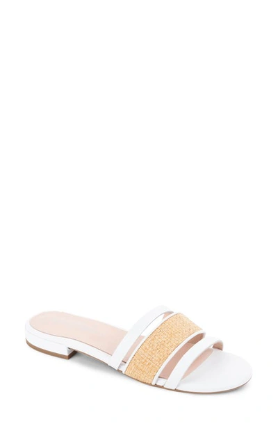 Patricia Green Amalfi Slide Sandal In White