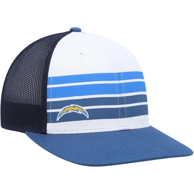 47 Kids' Youth ' White/blue Los Angeles Chargers Cove Trucker Snapback Hat