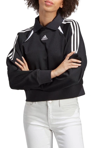 Adidas Originals Sportswear Express Sweatshirt In Black/ Black/ White