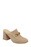 Lisa Vicky Major Bit Loafer Mule In Tan Camel