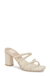 Dolce Vita Patsi Strappy Slide Sandal In Ivory Leather