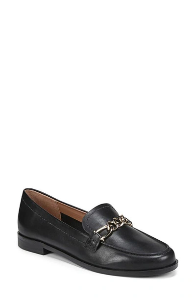 Naturalizer Sawyer Chain Loafer In Black Leather