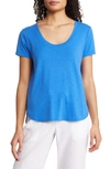 Tommy Bahama Ashby Isles Curve Hem T-shirt In Cobalt Sea