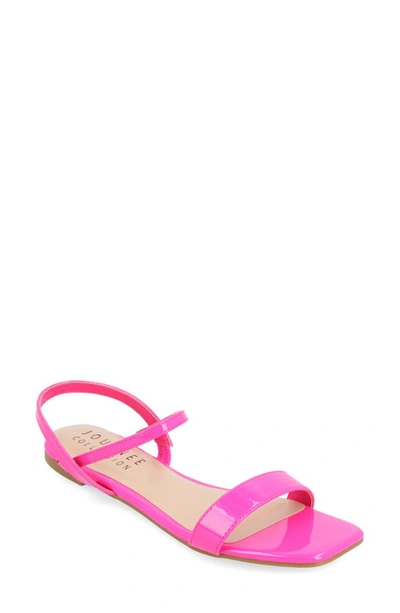 Journee Collection Tru Comfort Karren Sandal In Fuchsia
