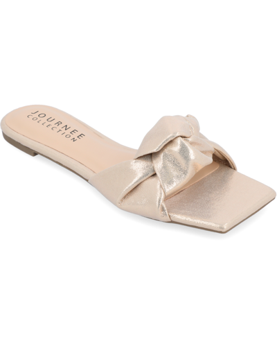 Journee Collection Tru Comfort Dianah Sandal In Rose Gold