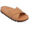 Journee Collection Gretie Sandal In Tan