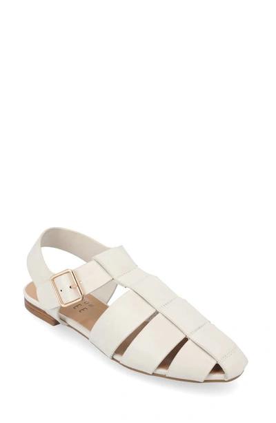 Journee Collection Tru Comfort Cailinna Sandal In Ivory