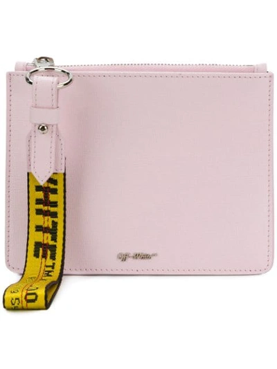 Off-white Double Flat Pouch - Pink