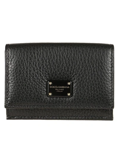 Dolce & Gabbana Classic French Wallet In Nero