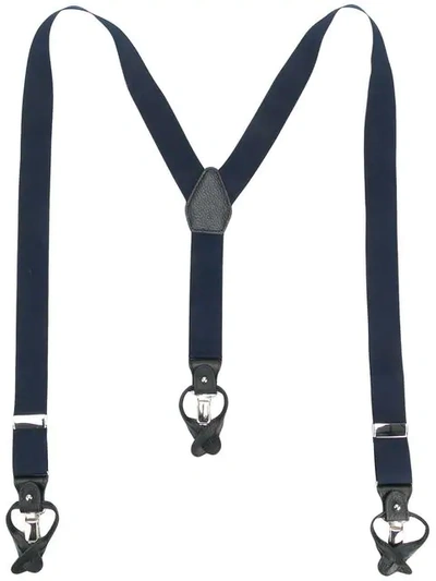 Hackett Classic Suspenders In Blue