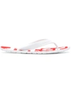 Diesel Logo Flip-flops - White