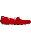 Car Shoe Boat Shoes - Red
