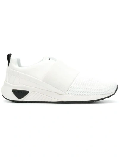 Diesel Slip-on Sneakers In White