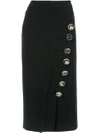 Christopher Esber Side Button Midi Skirt