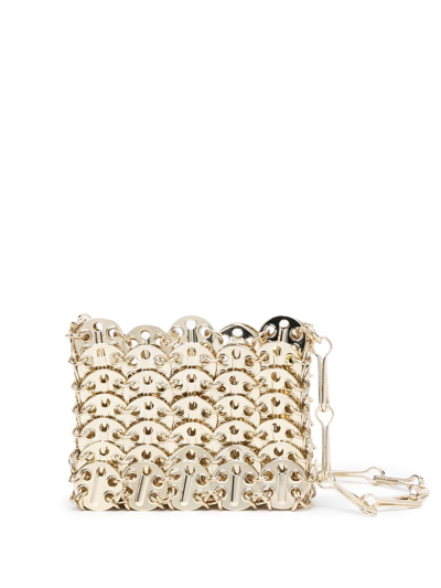 Paco Rabanne Chain-mail Shoulder Bag In Gold