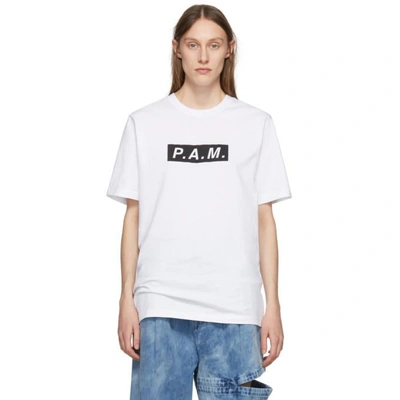 Perks And Mini White P.a.m. Logo T-shirt