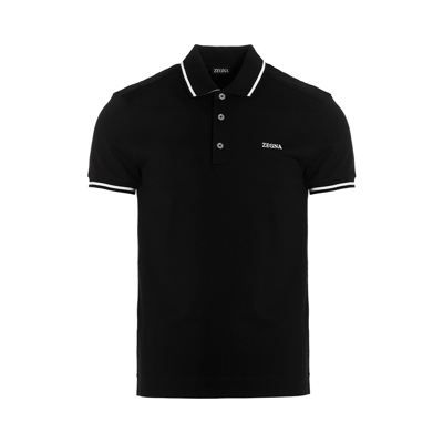 Zegna Polo Shirt  Men Color Black