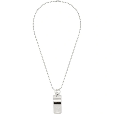 Dsquared2 Silver Whistle Necklace In F124 Plldio