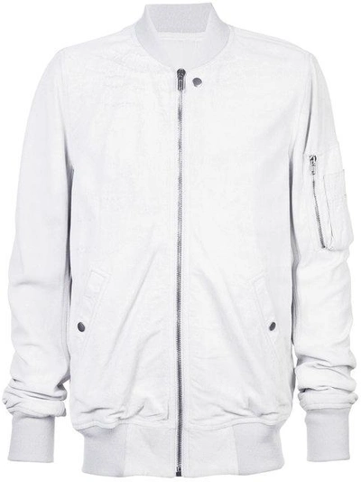 Rick Owens Slim Fit Bomber Jacket