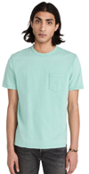 Faherty Sunwashed Pocket T-shirt In Lagoon Teal