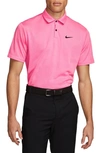 Nike Men's Dri-fit Tour Jacquard Golf Polo In Pink