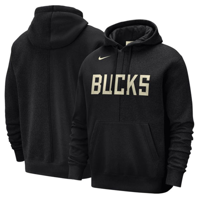 Milwaukee Bucks Courtside Men's Nike NBA Pullover Fleece Hoodie
