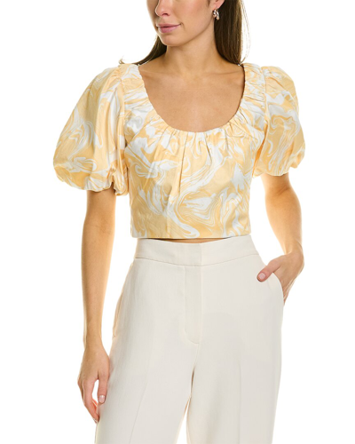 Aiifos Carrie Top In Yellow