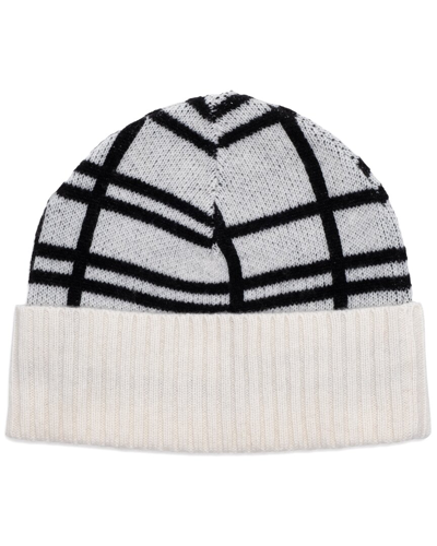 Eugenia Kim Alexis Jacquard-knit Merino Wool And Cashmere-blend Beanie In White