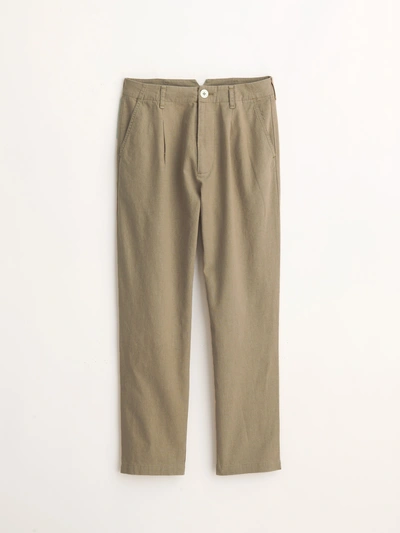 Alex Mill Boy Pant In Linen In Khaki