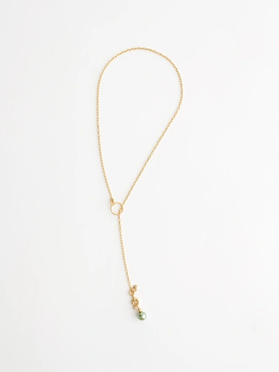 Alex Mill Chain Necklace With Ring In Gold