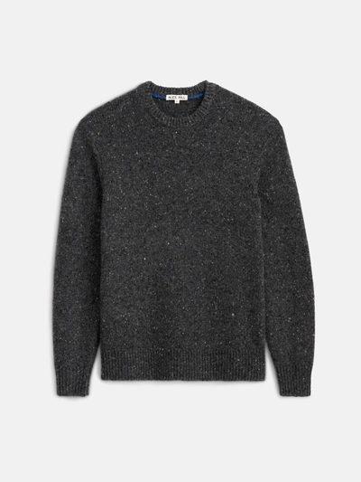 Alex Mill Donegal Crewneck Sweater In Charcoal
