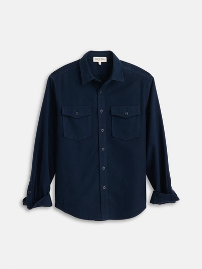Alex Mill Frontier Shirt In Chamois In Navy