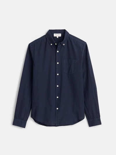 Alex Mill Mill Shirt In Paper Poplin In Dark Navy