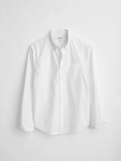 Alex Mill Mill Shirt In Paper Poplin In White