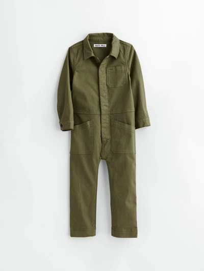 Alex Mill Mini Standard Jumpsuit In Army Green